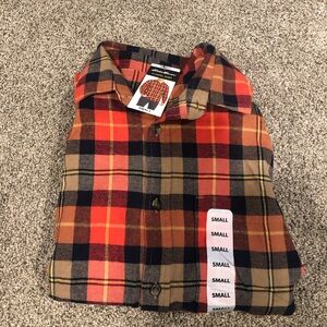 Men’s Eddie Bauer Flannel Shirt “Bittersweet Harvest Plaid”